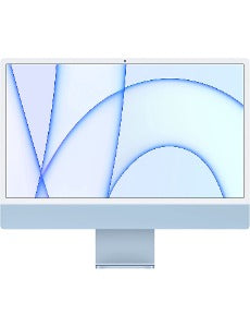 Apple iMac (2021) 24 M1 8 Core 3.2GHz 512GB 8GB - Arabic Blue