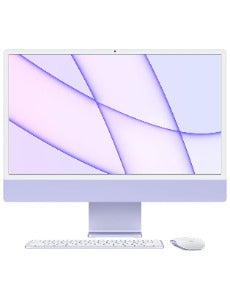 Apple iMac (2021) 24 M1 8 Core 3.2GHz 512GB 8GB - Portuguese Purple