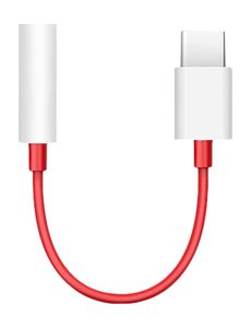 OnePlus Accessory USB C to 3.5mm adapter 0.1m Red