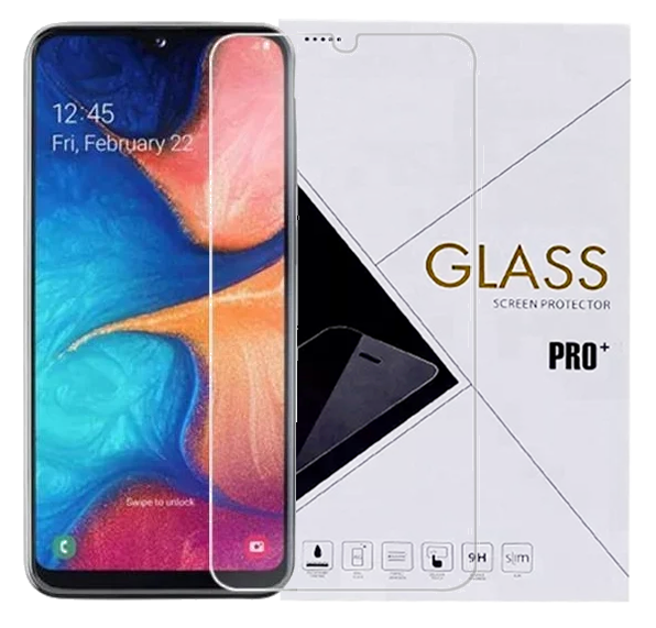 Glass Pro Plus Samsung Galaxy A20E Tempered Glass Screen Protector Clear