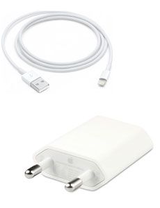 Apple Accessory EU Power Adapter and Lightning Cable Bundle White