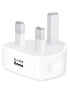 Apple Accessory UK 3 Pin 5W USB Power Adapter White