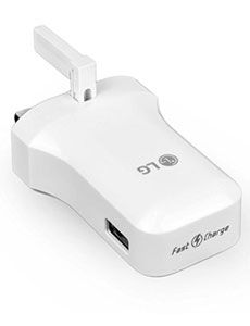 LG Accessory UK 3 Pin USB Power Adapter White