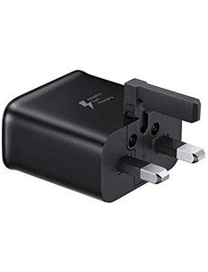 Samsung Accessory UK 3 Pin Fast Charge USB Power Adapter Black